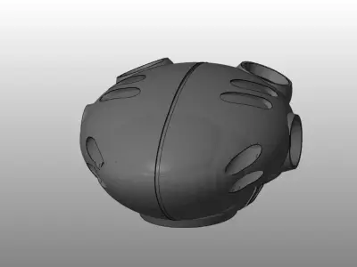 CHIBI-TECH SD - OVERSEER CORE  3D print model