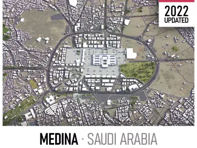 Medina Low-poly 3D model