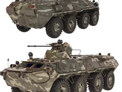BTR 82-A 2017 3D model