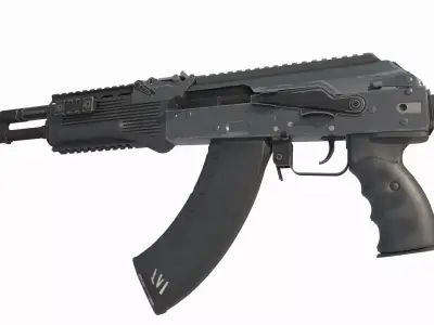 Modern Weapons Rifles new AK 3D model