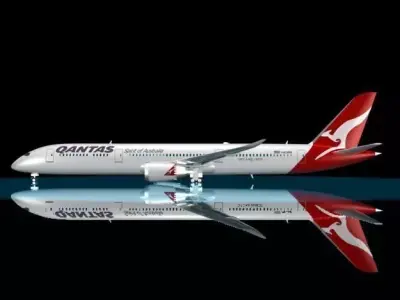 Qantas 787 - 9 Dreamliner 3D model