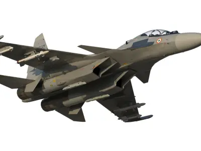 Su-30 MKI 3D model