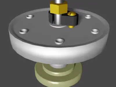 DRILL JIG Low-poly 3D model