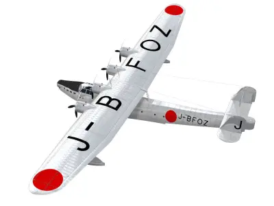 Kawanishi H6K  Ayanami 3D model