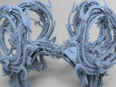 King Arthur Vine Tree 5 3D model