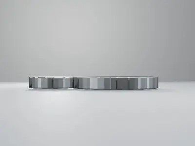 simple gear ratio Free low-poly 3D model