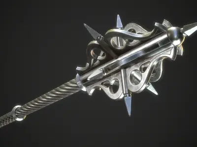 Mace 20 Low-poly 3D model