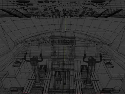 ART 72-600 Cockpit Low-poly 3D model