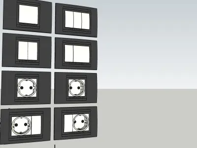 Electrical systems all Components 3d model 3D model