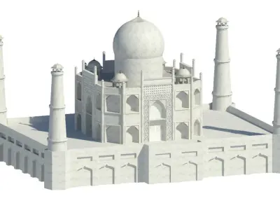TAJ MAHAL REVIT MODEL 3D model