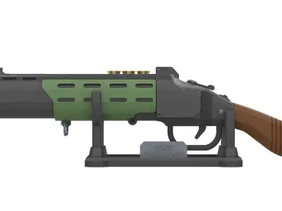 SG-22 Bushwhacker - Helldivers 2 - STL OBJ CAD - Commercial Use 3D print model