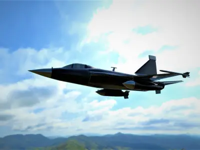 JF 17 Free low-poly 3D model