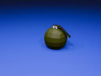 3D model of grenade Free 3D model
