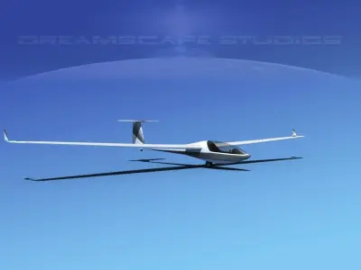 Glaser-Dirks DG-300 Glider V03 3D model