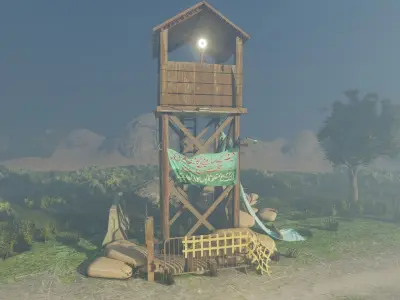 Project IGI Watch Tower 3D model