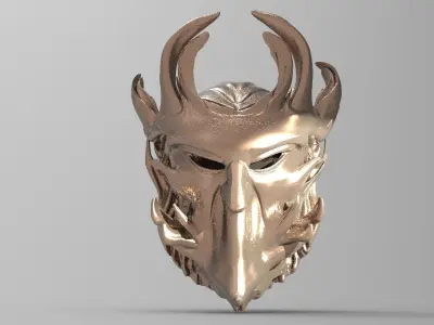 Druid mask collection 1 3D model