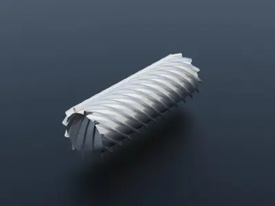 worm gear Free 3D model