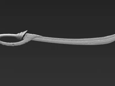 Zbrush Sword 04 3D model