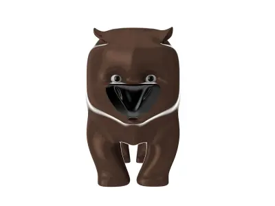 Bear Toy Free low-poly 3D model