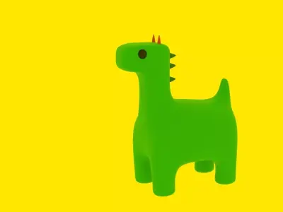 toy dinosaur Low-poly Free low-poly 3D model