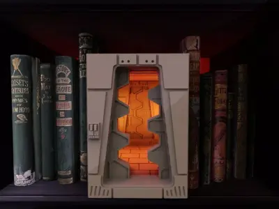 Sci-Fi Wolkway 3D print model