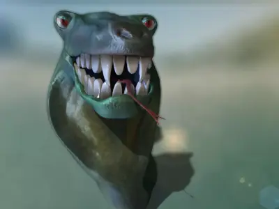 Snake - Lenny The Snake Free low-poly 3D model