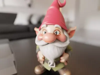 garden gnome 3D print model