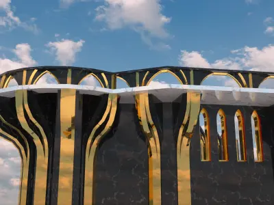 Empyrean Throne Low-poly 3D model