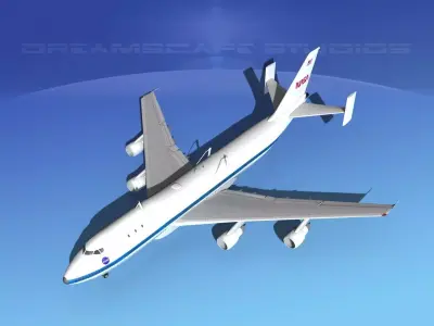 Boeing 747-100 NASA Shuttle Carrier 3D model