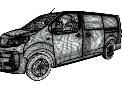 Vauxhall Vivaro Panel Van Pro 3D model