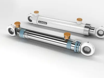 Hydraulic Cylinders 3D model