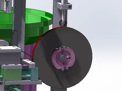 Hot pressing plastic sealing machine 3D model