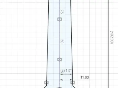 Connecting Rod GoKart Engine 3D model
