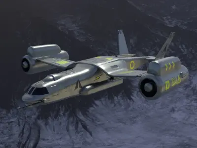 Bell Boeing v-27 macaw vtol jet 3D model