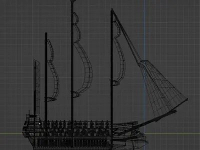 Santissima Trinidad Low-poly 3D model