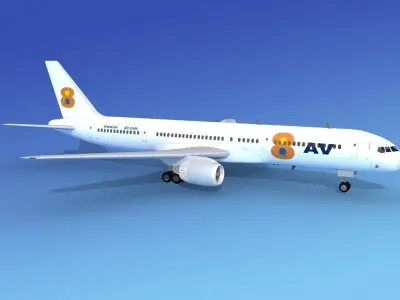 Boeing 757-200 AV8 Air 3D model
