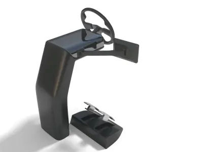 Vehicle Control Panel 3D model