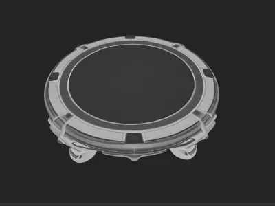 Sci-Fi Jump Pad  Launch Pad Free 3D model
