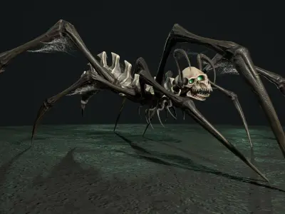 Undeath Spider 2 Low-poly 3D model
