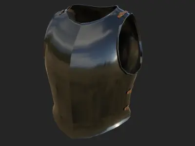Cuirass R1 Low-poly 3D model