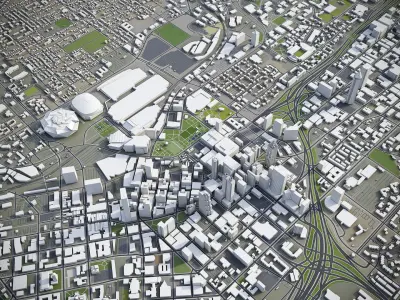 Atlanta Metropolitan Area 3D model