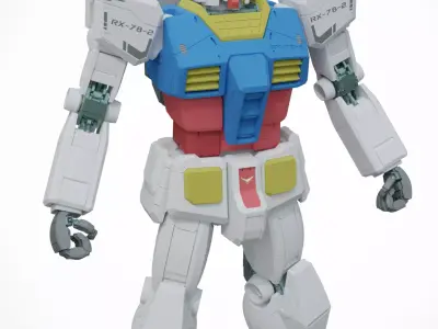 RX-78-2 Gundam High Detail Static Model  180mm or 7 inches 3D print model