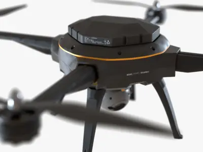 Drone flying 3D model