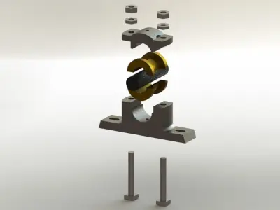 Plummer Block 3D model