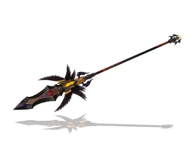 Angel Spear Low-poly 3D model
