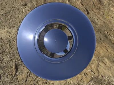 Bob Lazar Sport Model Flying Saucer 3D model