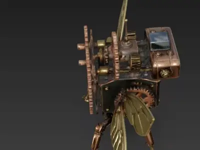 Atlas-Prime Cybernetic Manipulator Low-Poly 3D Model Low-poly 3D model