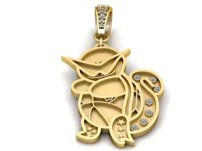  Yellow Jacket Wasp Pendant 3D Pendant Model 3D print model