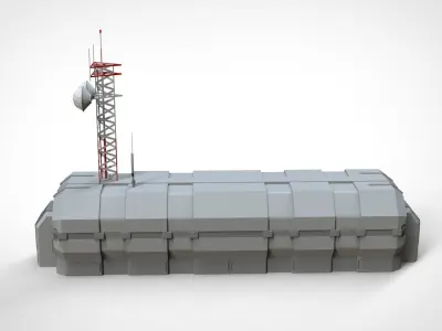 antenna post 2 3D model