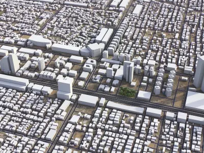 Riyadh Low-poly 3D model